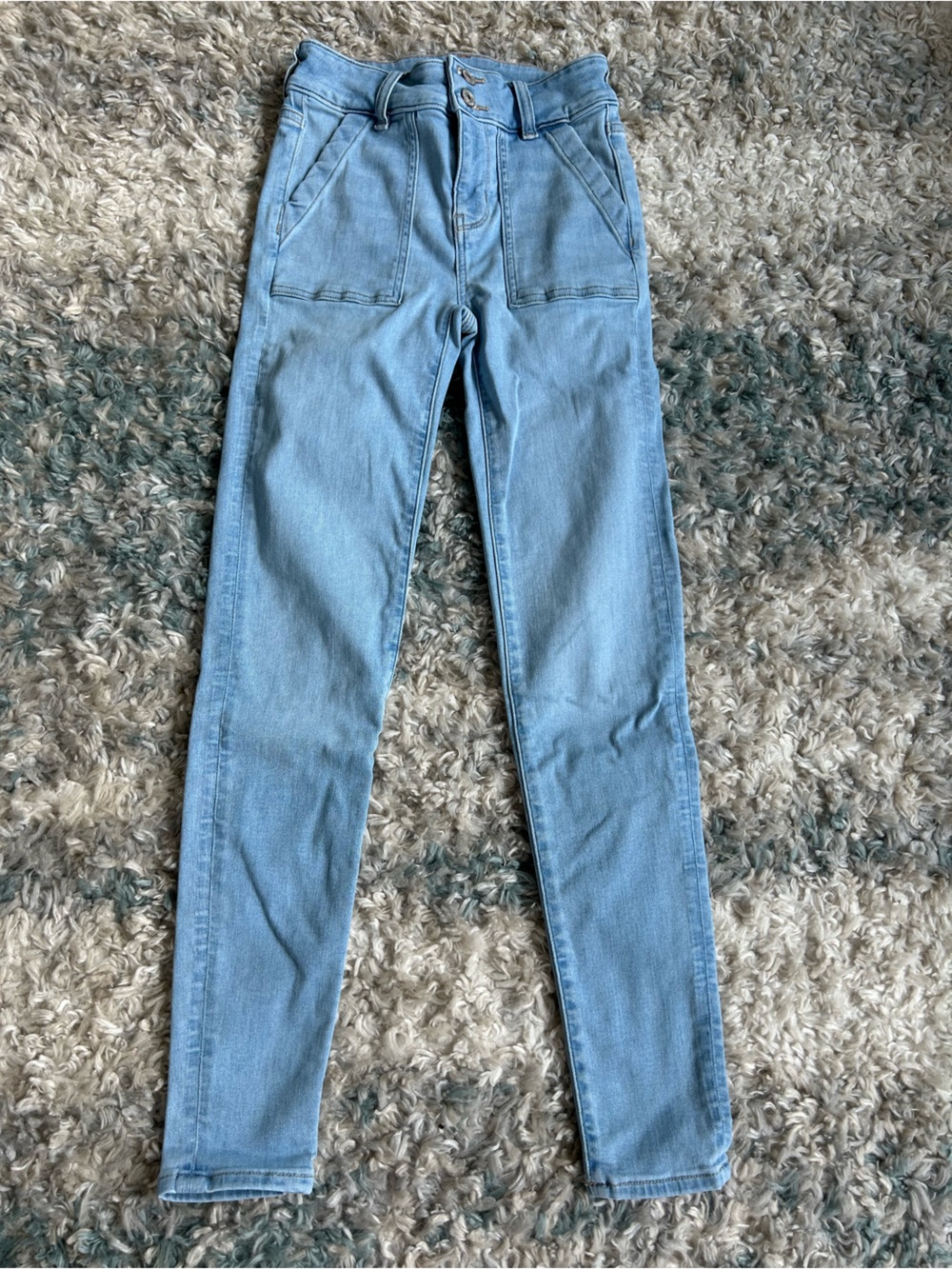 Next Level Stretch High-Waisted Skinny Jeans American Eagle Outfitters